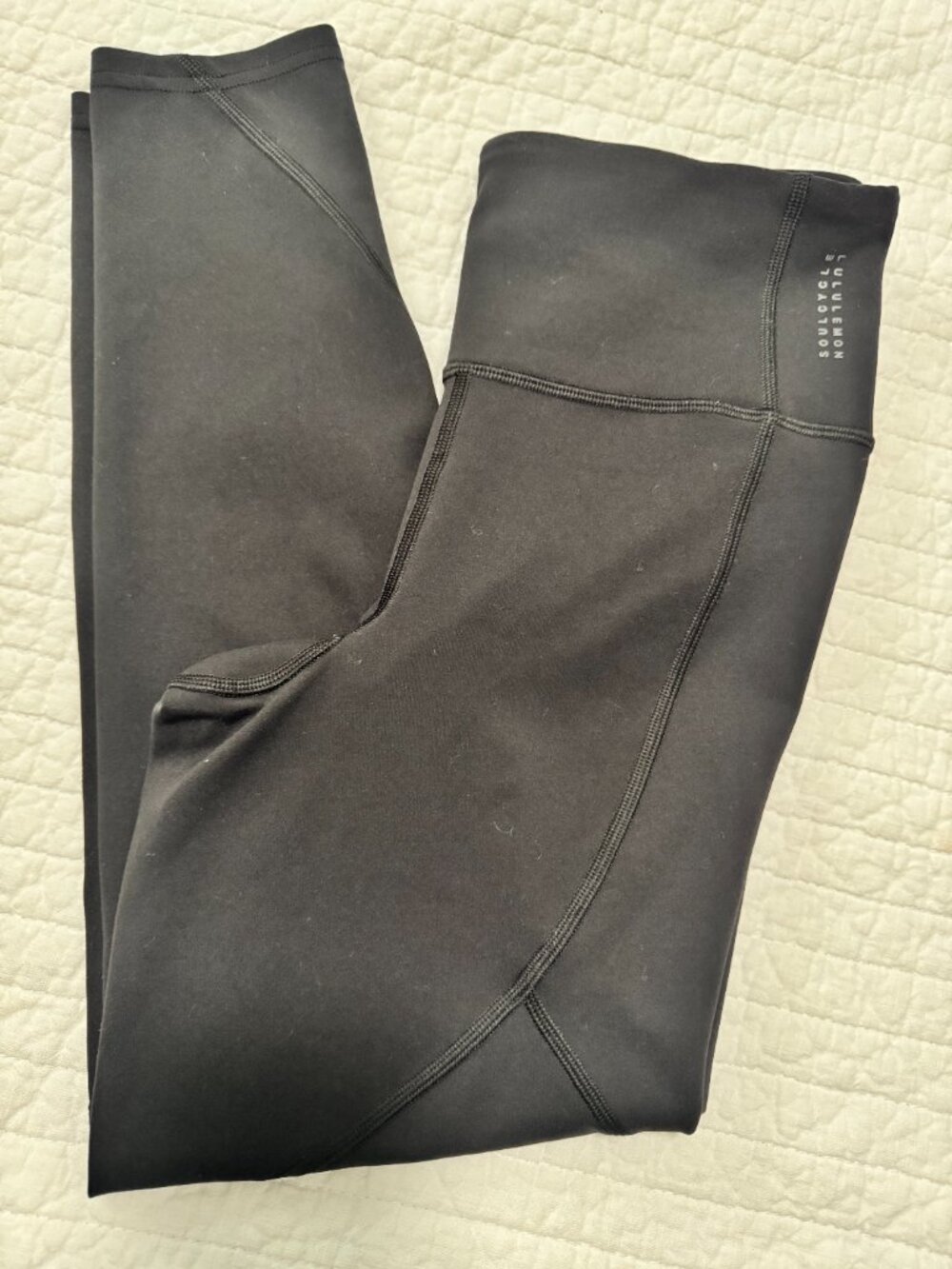 lululemon x SoulCycle Black High Rise Leggings Size 8